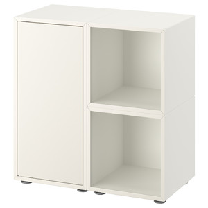 EKET Cabinet combination with feet, white, 70x35x72 cm