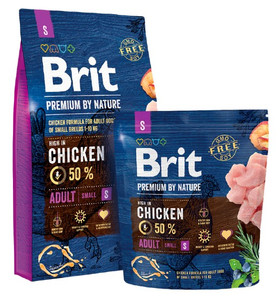 Brit Dog Food Premium By Nature Adult S Small 1kg