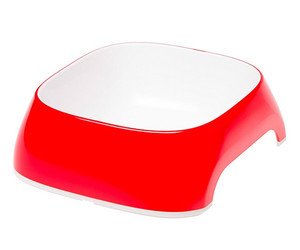 Dog Bowl Glam Small, red