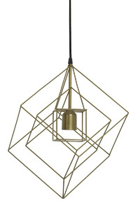 Pendant Lamp Kubinka 25x25x27, antique bronze