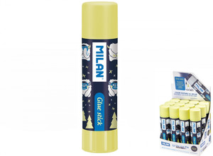Milan Glue Stick The Yeti Blue 12pcs