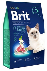 Brit Premium By Nature Cat Sensitive Lamb Dry Food 300g