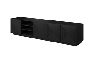 TV Cabinet Asha 200 cm, matt black