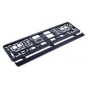 Number License Plate Frame, black