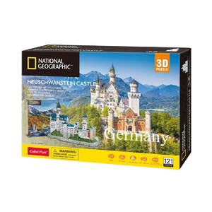 Cubic Fun 3D Puzzle National Geographic Neuschwanstein Castle 121pcs 10+