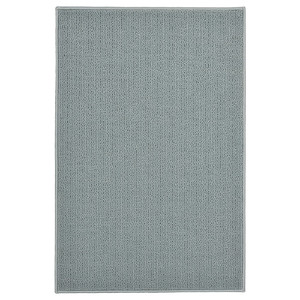FINTSEN Bath mat, gray, 40x60 cm