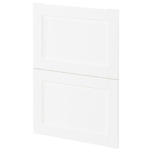 METOD 2 fronts for dishwasher, Enköping white/wood effect, 60 cm