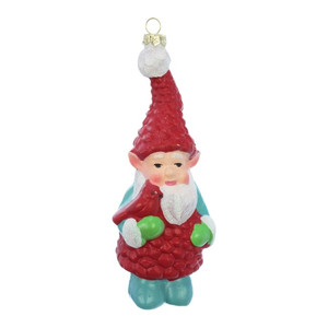 Christmas Hanging Decoration Gnome 16.5cm, plastic