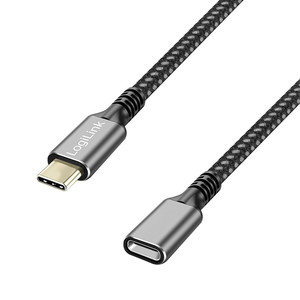 LogiLink USB Cable USB 3.2 Gen1 Type-C to USB-C/F, PD, 2m
