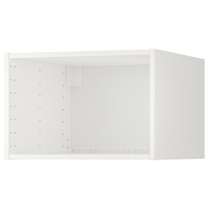 METOD Fridge/freezer top cabinet frame, white, 60x60x40 cm