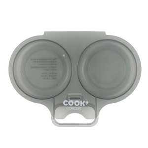 Silicone Microwave Egg Poacher, grey