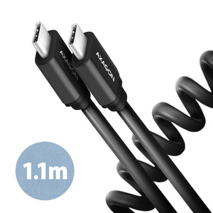 AXAGON USB Cable BUCM-CM20TB cable Twister USB-C USB-C, 1.1