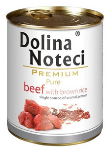 Dolina Noteci Premium Pure Dog Wet Food Beef with Brown Rice 800g