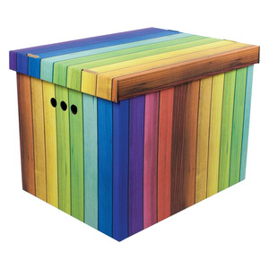 Storage Box Rainbow 42x32x32cm 2pcs