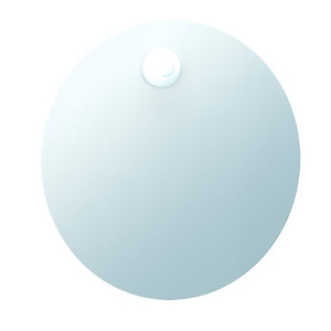 FAXÄLVEN Mirror with built-in lighting, 100 cm