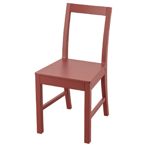 PINNTORP Chair, red stained