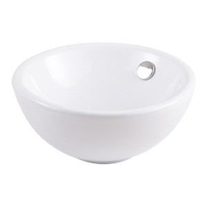 Ceramic Countertop Basin GoodHome Blanca 31cm, white
