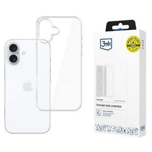 3MK Clear Phone Case iPhone 16 6,1, clear