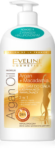 Eveline Salon De La France Argan Oil & Macadamia Moisturizing Body Balm 3in1 350ml