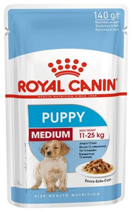 Royal Canin Medium Puppy Dog Wet Food 140g
