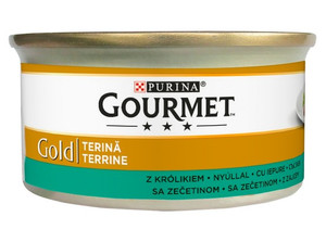 Gourmet Gold Cat Food Terrine with Rabbit 85g