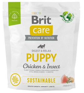 Brit Care Sustainable Puppy Chicken & Insect Dog Dry Food 1kg