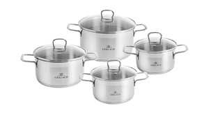 Gerlach Cookware Set Brava NK322, 8pcs