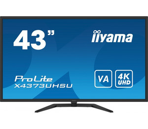 Iiyama 43" Monitor 4K VA 2xHDMI DP mDP 3ms 2x7W USBx4 X4373UHSU-B1
