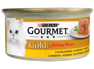 Gourmet Gold Cat Food Melting Heart with Chicken 85g