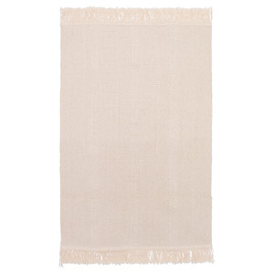SORTSÖ Rug, flatwoven, unbleached, 55x85 cm