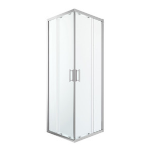 GoodHome Shower Enclosure Beloya 70x70x195cm, chrome/transparent