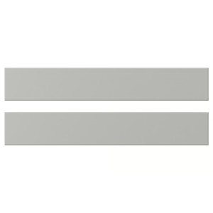 LERHYTTAN Drawer front, light grey, 60x10 cm