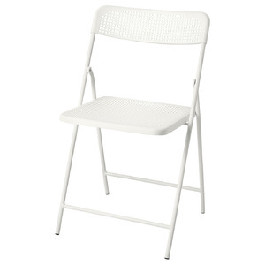 TORPARÖ Chair, outdoor, foldable/white