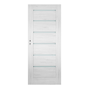 Non-rebated Internal Door Toreno 70, right, silver oak