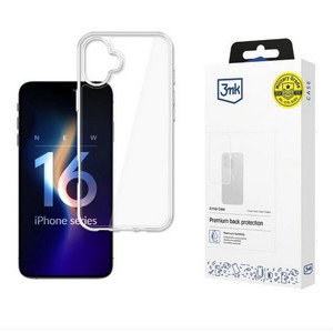 3MK Armor Phone Case iPhone 16 Plus, clear