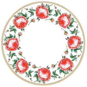 Paper Party Plate 227 8pcs, assorted patterns