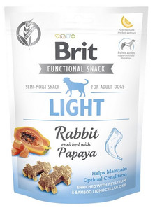 Brit Functional Snack for Adult Dogs Light Rabbit with Papaya 150g