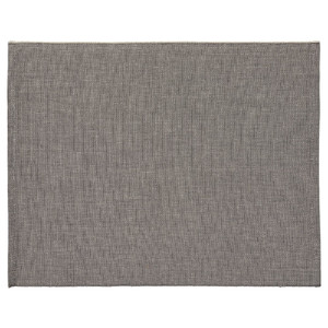 SVARTSENAP Place mat, grey, 35x45 cm