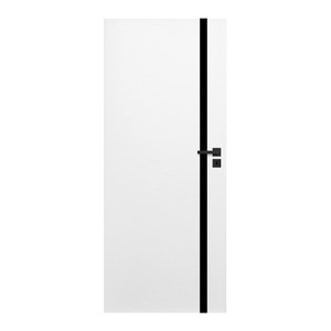 Internal Door Exmoor 80, left, white, black line