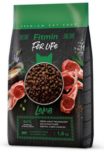 Fitmin Cat For Life Adult Lamb Cat Dry Food 1.8kg