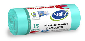 Stella Plastic Waste Bags Bathroom Fresh 15l 30pcs