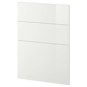 METOD 3 fronts for dishwasher, Ringhult white, 60 cm