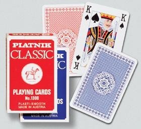 Piatnik Playing Cards no. 1300, 1 deck, assorted colours, 3+