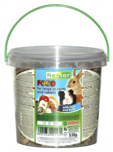 Nestor Food for Large Rodents & Rabbits - Nuts & Fruit 1L
