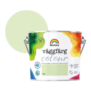 Beckers Matt Latex Paint Vaggfarg Colour 2.5l mint