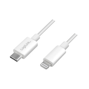 LogiLink Lightning Cable Male to USB-C, white