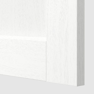 METOD Base cab f TALLSJÖN sink, white Enköping/white wood effect, 60x60 cm