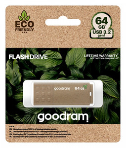 Goodram Pen Drive USB Flash Drive UME2 64GB USB 3.0 Eco Friendly