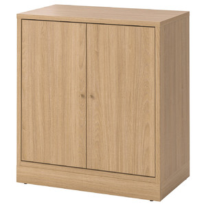TONSTAD Cabinet with doors, oak veneer, 82x47x90 cm