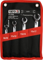 Yato Open-End Wrench Set 4pcs